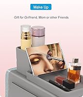 Vista 7 de Soporte para taza de sofá de silicona, bandeja antideslizante y antiderrames para reposabrazos, bandeja de silicona resistente a la suciedad