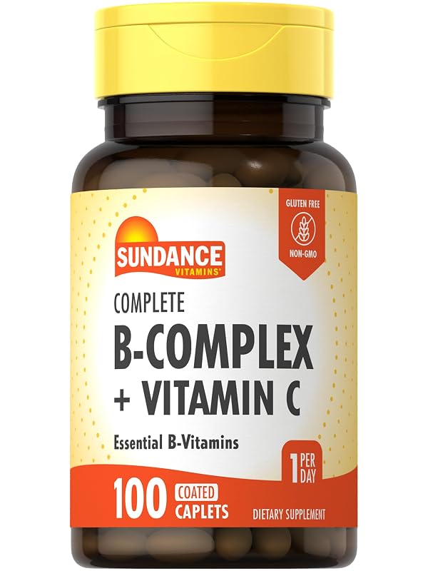 Sundance Complexo B com vitamina C, 100 caplets