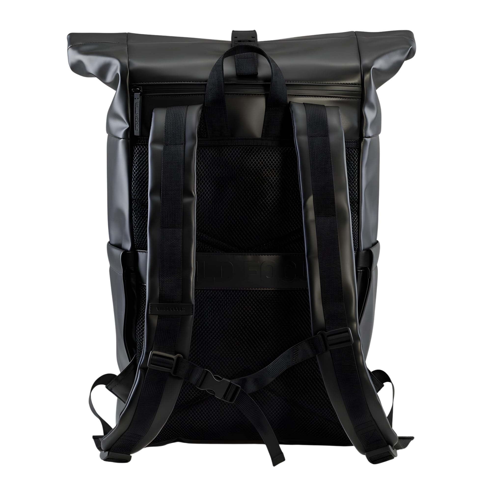 WildFocus Bagpack | Rucksack Damen & Herren | Rolltop Rucksack mit 16" Laptopfach | Backpack ideal für Reisen, City, Uni, Arbeit | wasserabweisend | Vegan Leather (Berlin)