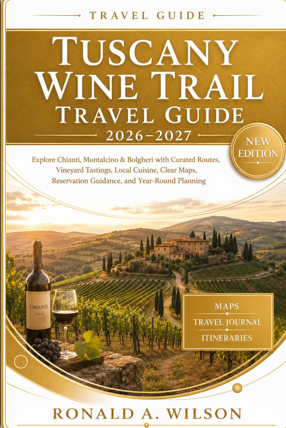 Tuscany Wine Trail Travel Guide 2026–2027: Explore Chianti, Montalcino & Bolgheri with Curated Routes, Vineyard Tastings, Local Cuisine, Clear Maps, Reservation Guidance, and Year-Round Planning