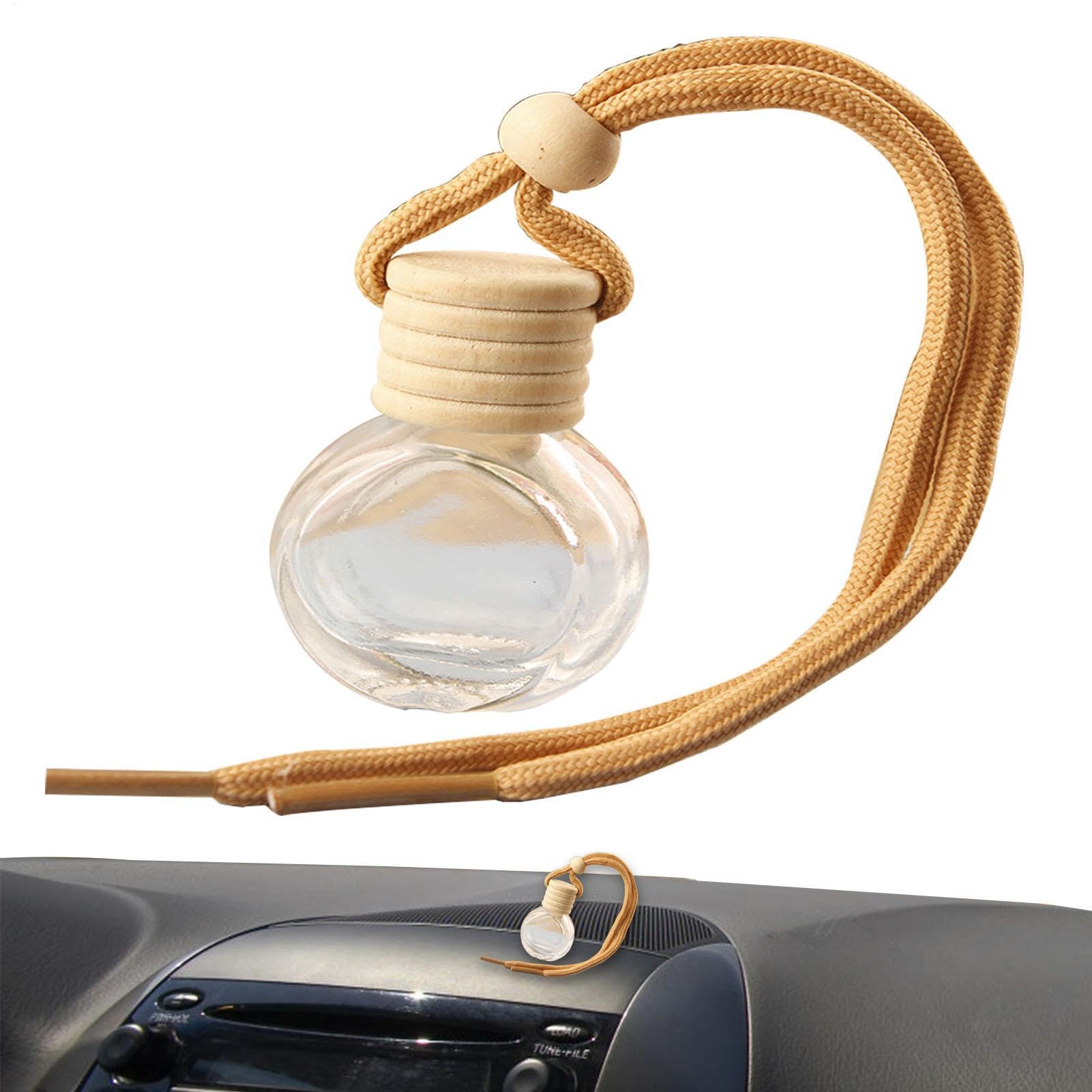 Diffusore per aromaterapia per auto in vetro sospeso - Deodorante per aria, bottiglia profumo auto