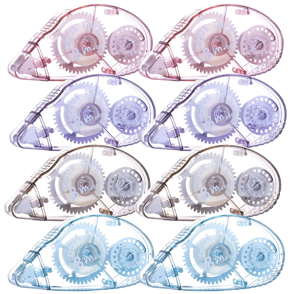 NALACALDouble Sided Tape Roller, Scrapbooking Tape, Permanent Adhesive Dots Tape Dispenser Runner for Crafts and Arts Projects, Photo-Safe