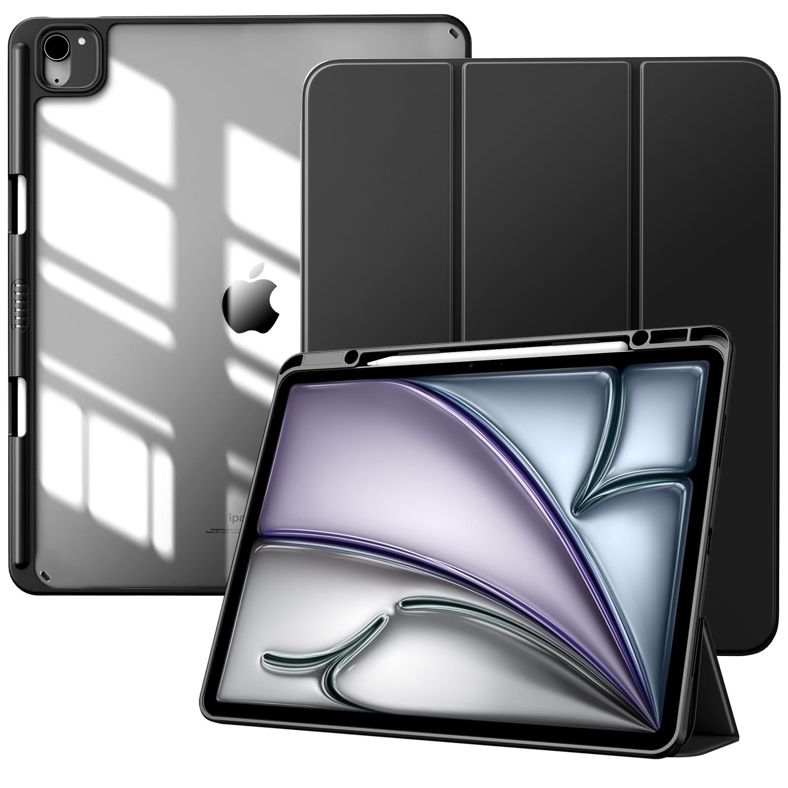 スペースグレー色 ipad AIR 128GB スタンド保護ケース、充電付き