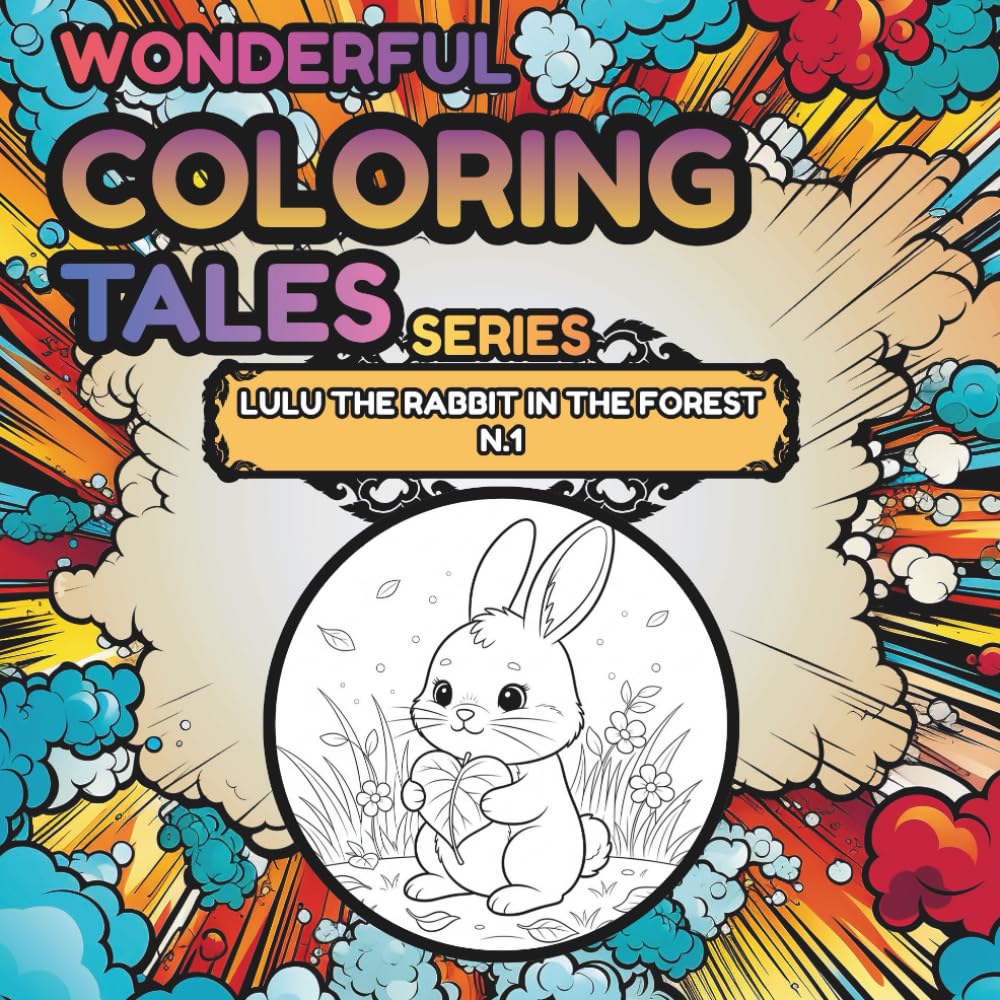Lulu the Rabbit in the Forest: A Gentle Bedtime Coloring Adventure for Kids (Wonderful Coloring Tales™ Series)
