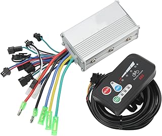 Kit de controlador de motor de medidor, kit de controlador sem escovas de bicicleta elétrica boa dissipação de calor com suporte de tela para bicicleta elétrica