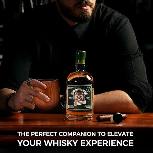 Miniatura 6 de Juego de vasos de whisky carbonizado, vidrio de bourbon, regalos de bourbon para hombres, vidrio de madera terminado, gran regalo de whisky para