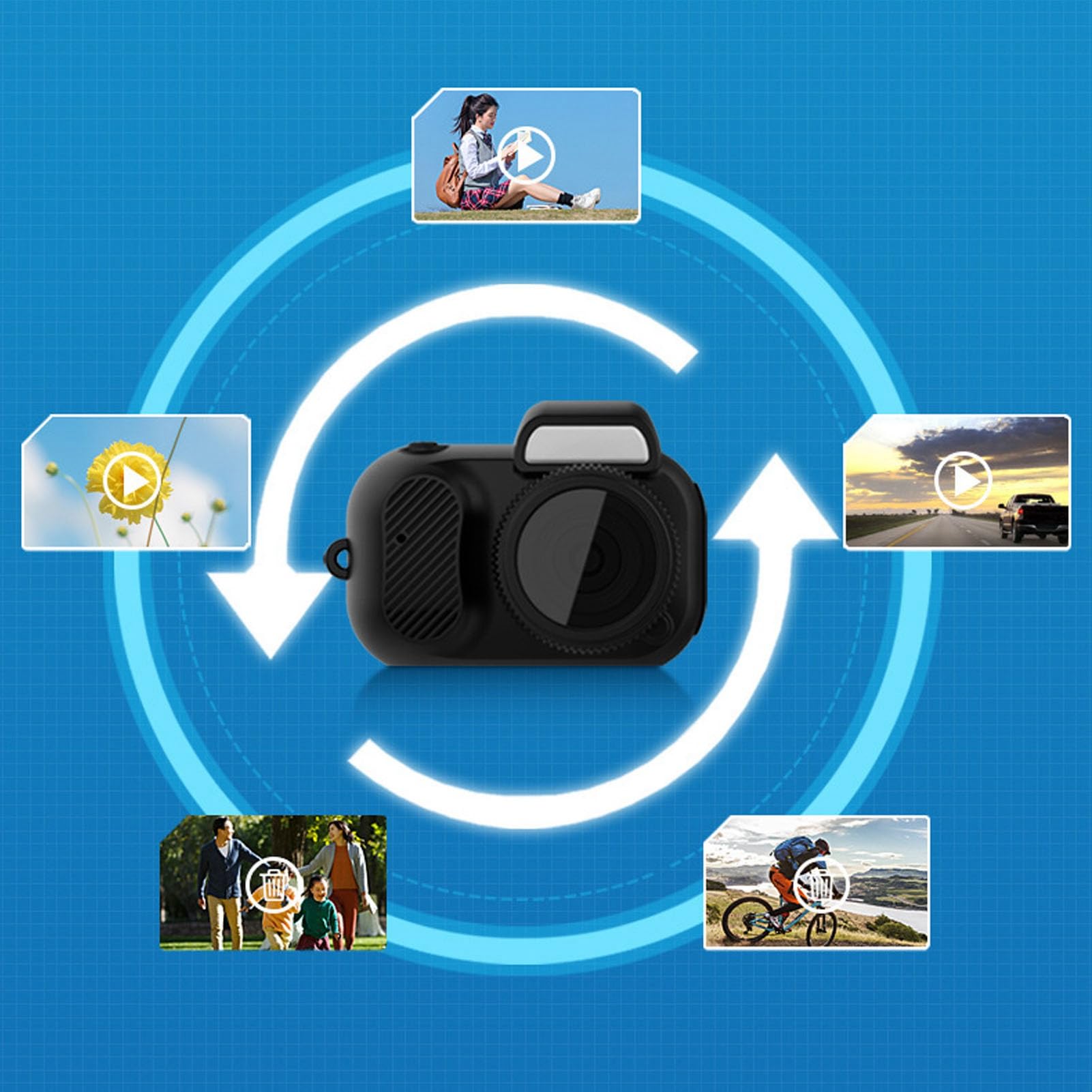 Kids Camera Toys for Boys and Girls 1080p 0. 96 Inches Screen Small Digital Kid Camera, HD Digital Video Camera - Image 3