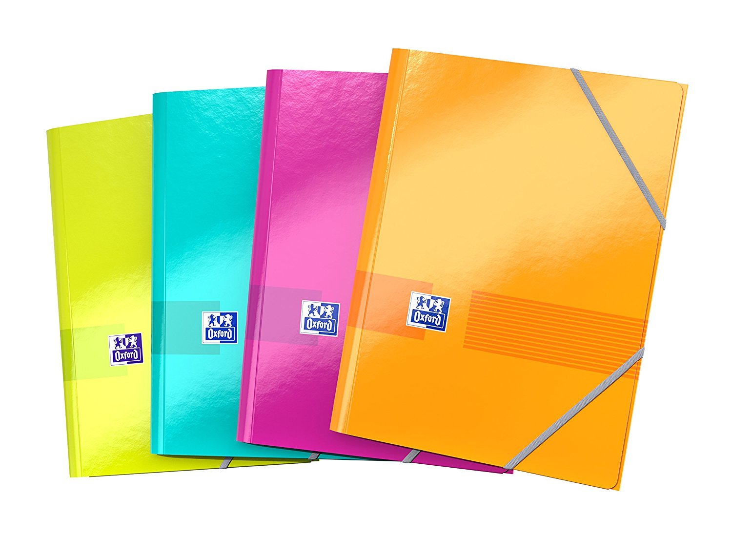 Elba Life – Set di 30 Cartelline a elastici 17 x 22 cm colori assortiti