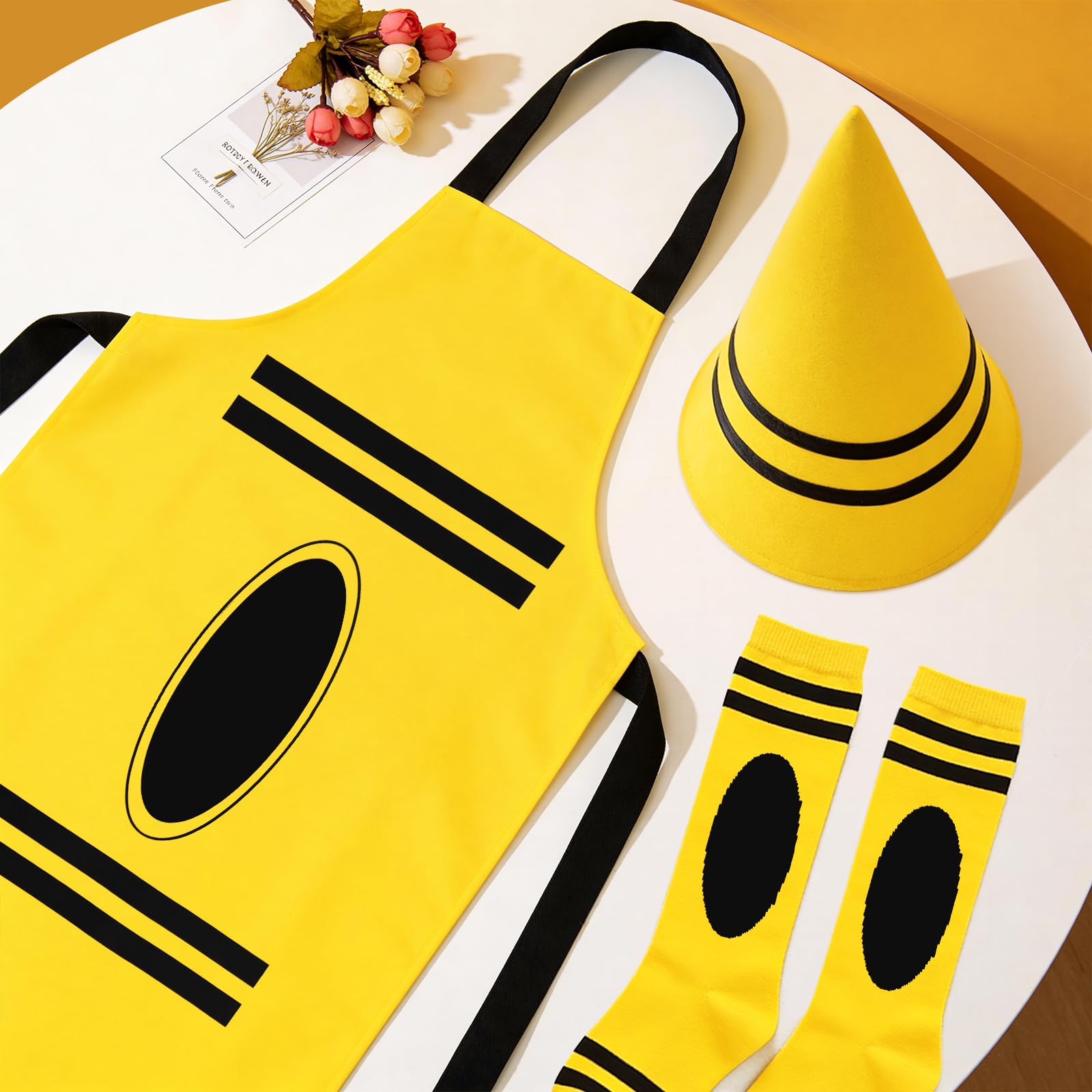 Ainvliya Crayon Apron Costume Set, World Book Day 2026 Full Costume - Image 4