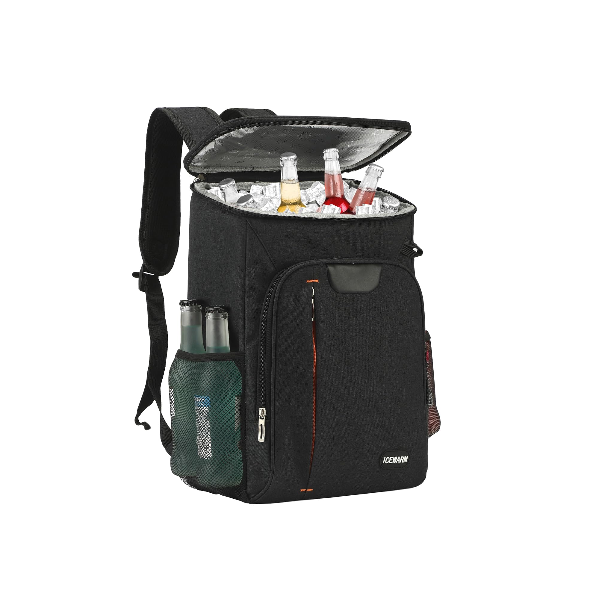 Zaino Frigo 25L Termico Borsa Frigo Porta Pranzo con Lati Morbidi Grigio