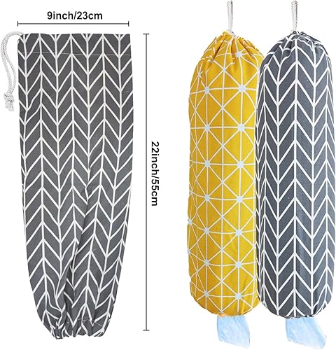 Miniatura 2 de 2 soportes de plástico para bolsas de comestibles, bolsa de plástico colgante, dispensador de almacenamiento para el hogar, cocina, viajes, ajuste