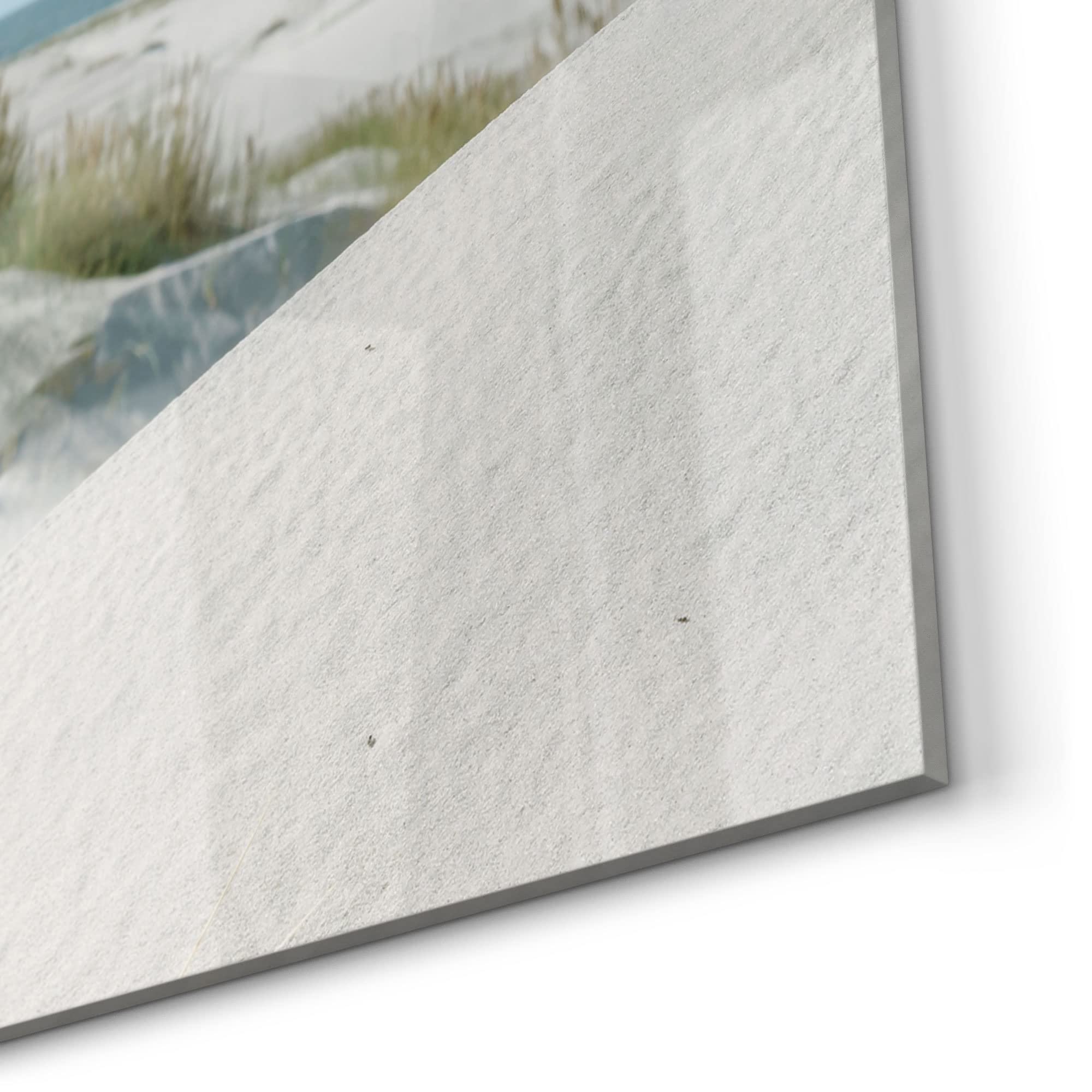 DEQORI Keukenachterwand Glas | Motief Decoratieve Olijftak | 125x50 cm | Achterwand voor Bad of Herd | Herdblende Spatbescherming voor Keuken & Badkamer | moderne Decoratie voor Tegelspiegel