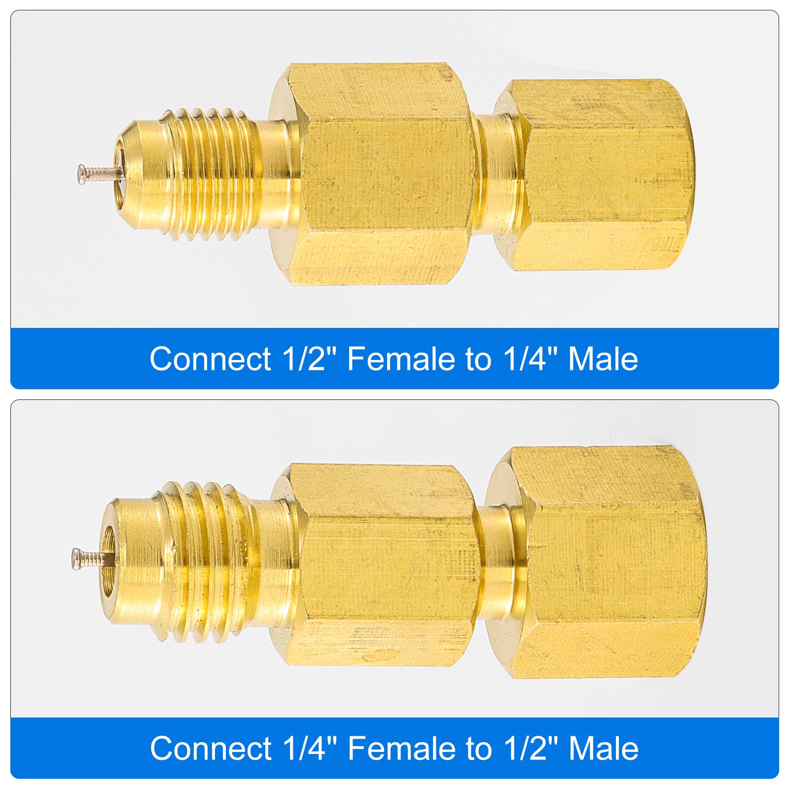 R134A Can Tap With Adapter - 1/2" To 1/4" SAE AC Refrigerant Charging Tool