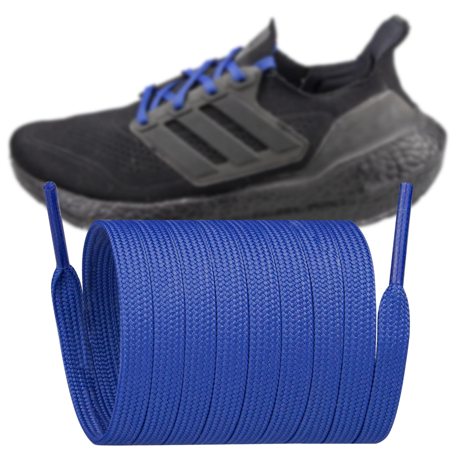Endoto Replacement Flat Shoelaces for Adidas Ultraboost 19/20/21/22/23  1.0/2.0/3.0/4.0/5.0 Shoes Sneakers, Blue : Amazon.com.be: Fashion