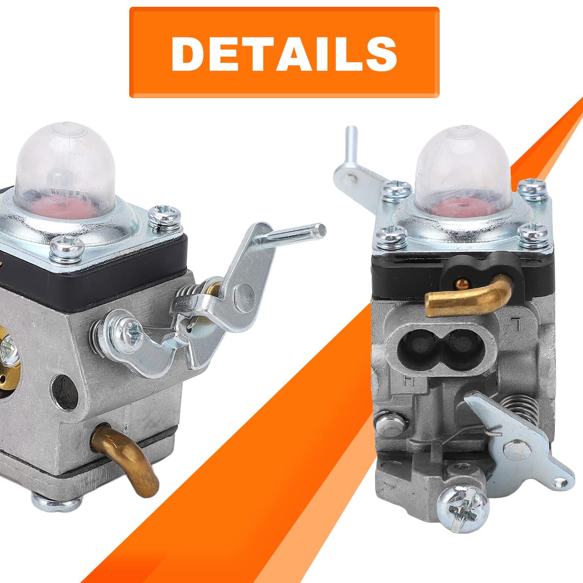 ZAMDOE Carburateur pour Husqvarna 122HD45 122HD60 522HD60S 522HDR60S pour Jonsered HT2223T HT2218 Taille-haie Remplace # 523012401 596658301, avec Filtre à air Filtre à Carburant Ligne de Carburant