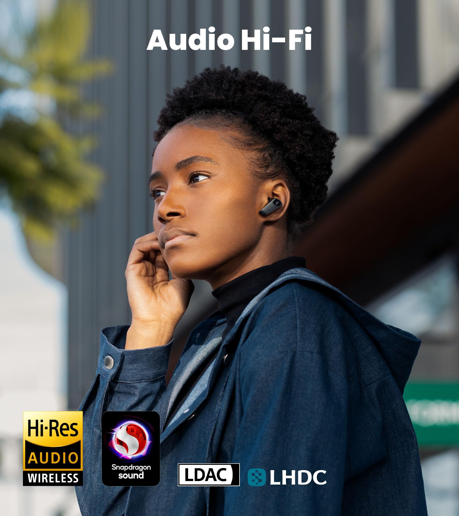 Edifier NeoBuds Planar Auriculares TWS con Driver Plano & ANC Híbrido | Driver plano de 12mm, LDAC Hi-Res, 30h de batería, Carga inalámbrica, IP55, para deporte y uso diario