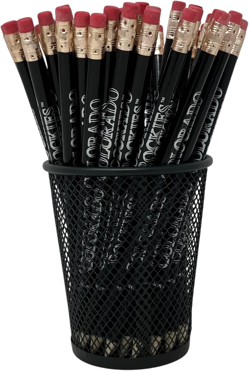 MLB Colorado Rockies 48-Pack Cup of Pre Sharpened Wooden Pencils- Great Stocking Suffers and Party Favors