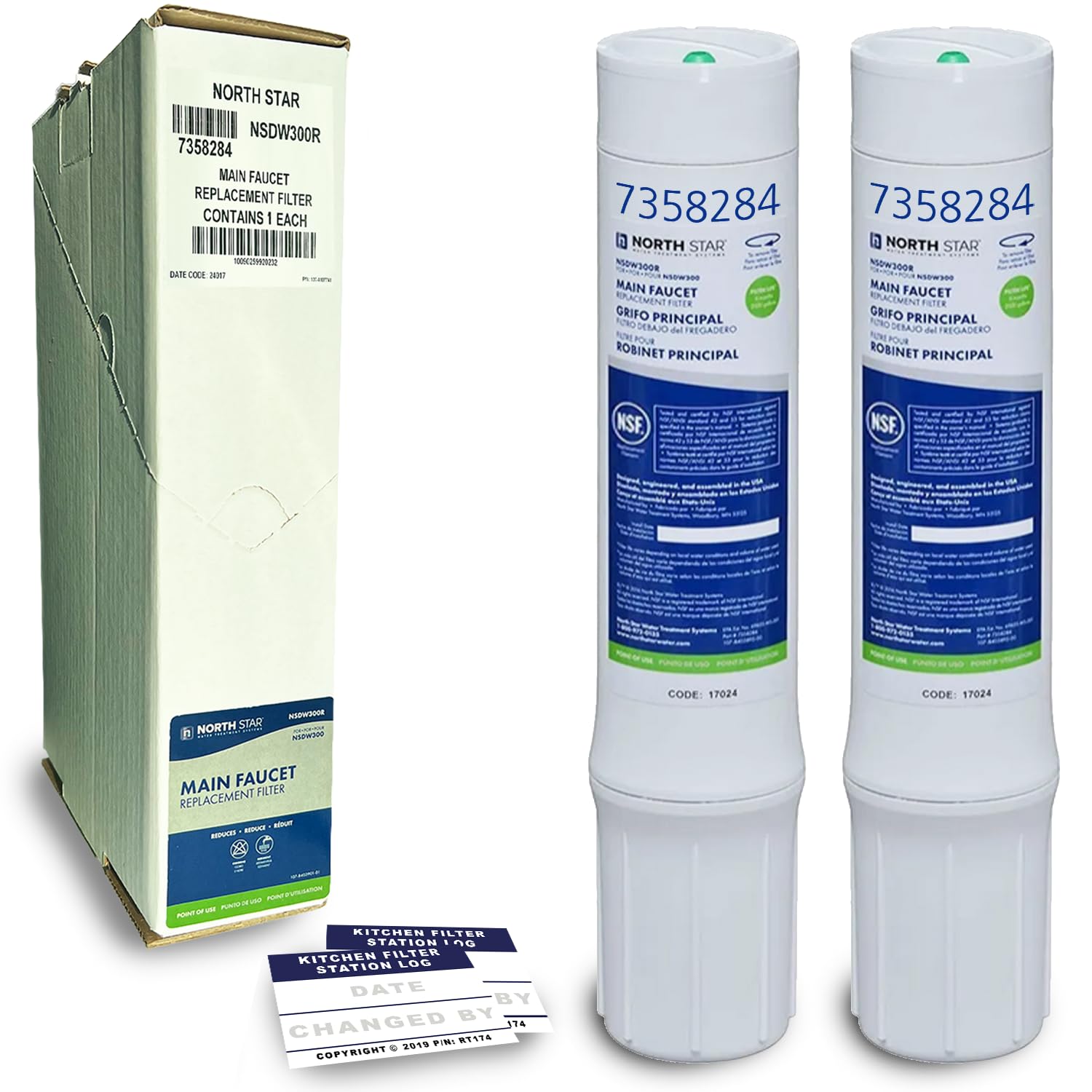 Filtre de robinet principal NorthStar NSDW300 cartouche de rechange 7358284