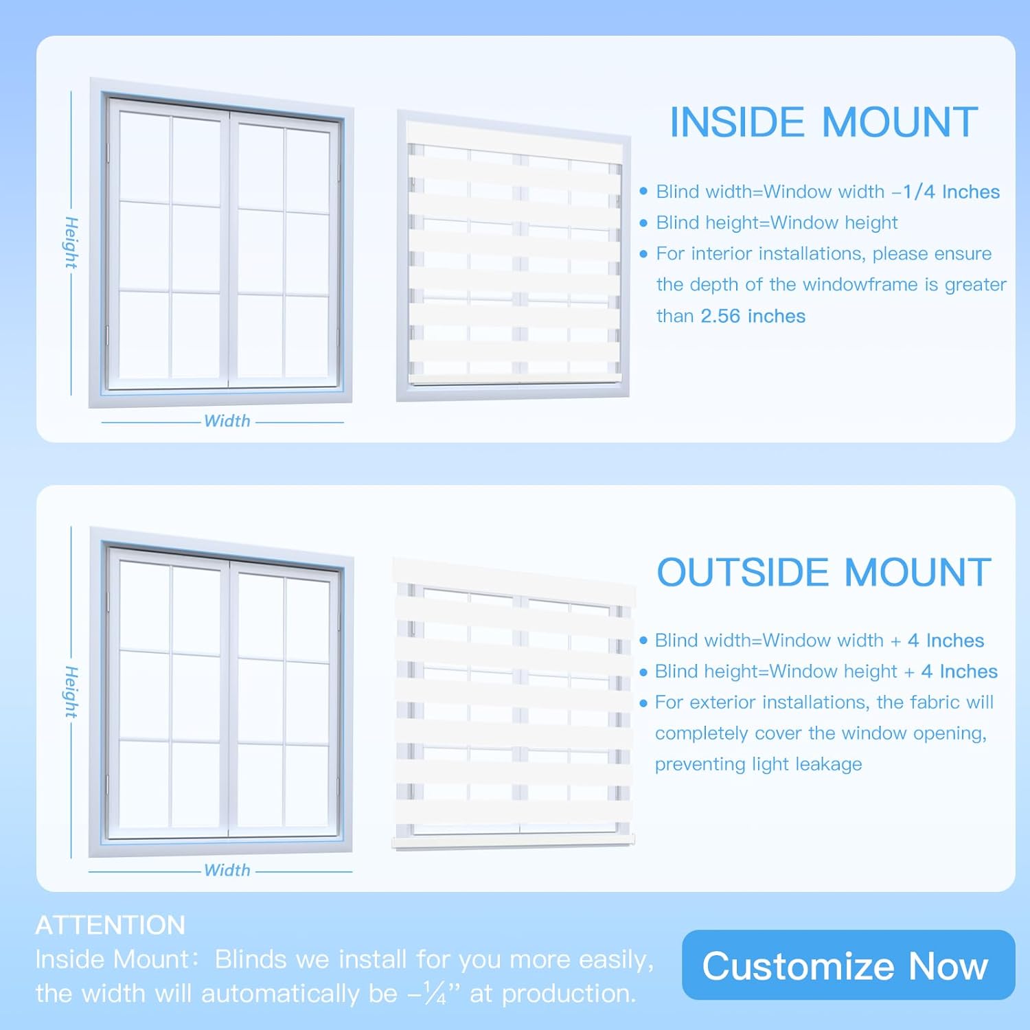 Motorized Blinds with Remote, 60% Blackout Smart Zebra Shades, Built-in Rechargeable Electric Automatic Blinds for Window Compatible with Alexa Google (White, 26" W x 72" H)