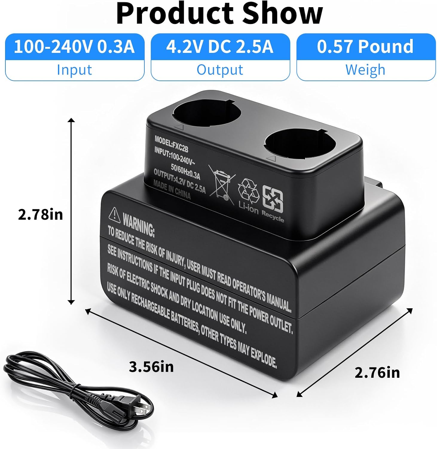 for BaBylissPRO FXONE Dual-Battery Charging Base:FXBB24 FXONE FXBB33 image 5