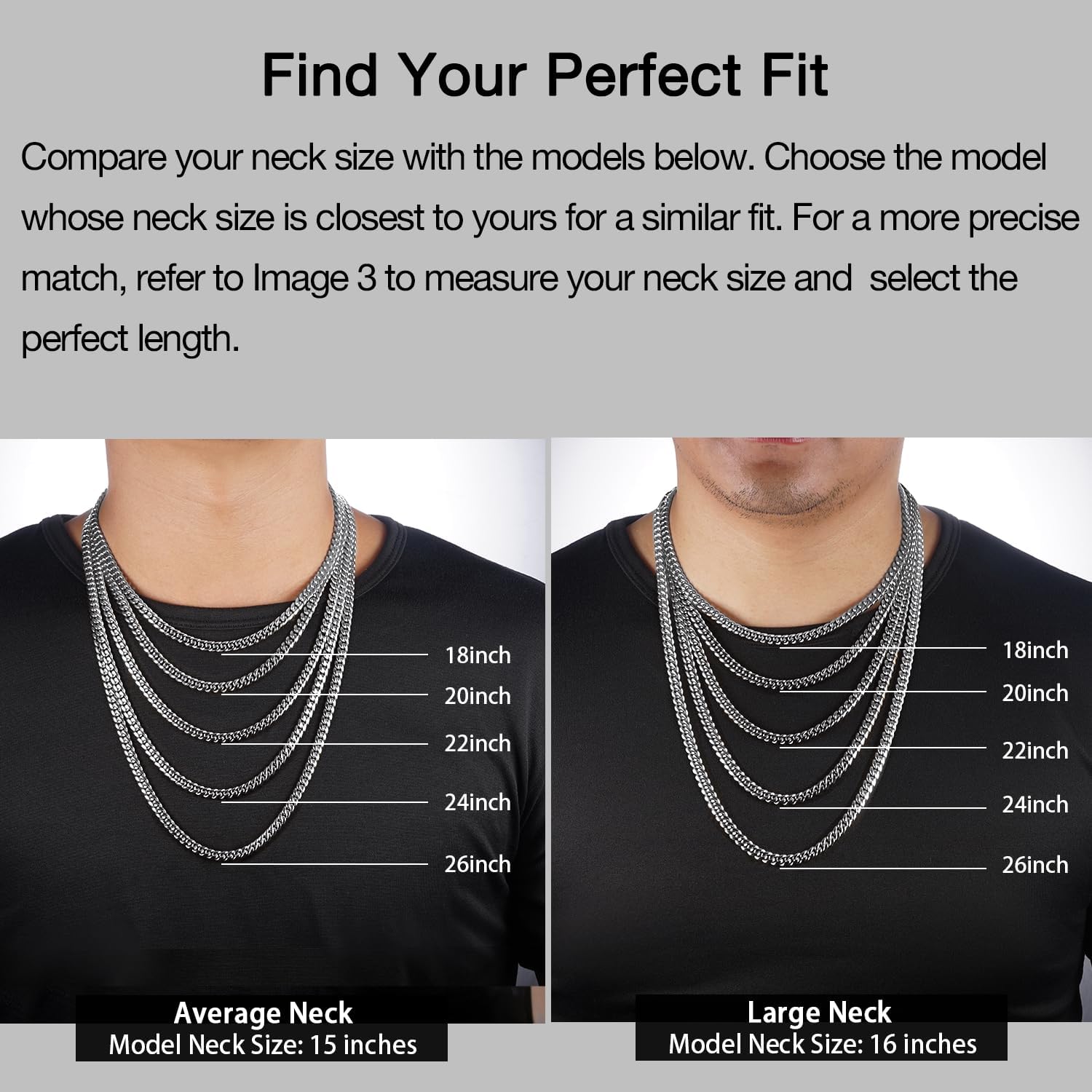 Men Silver Chain