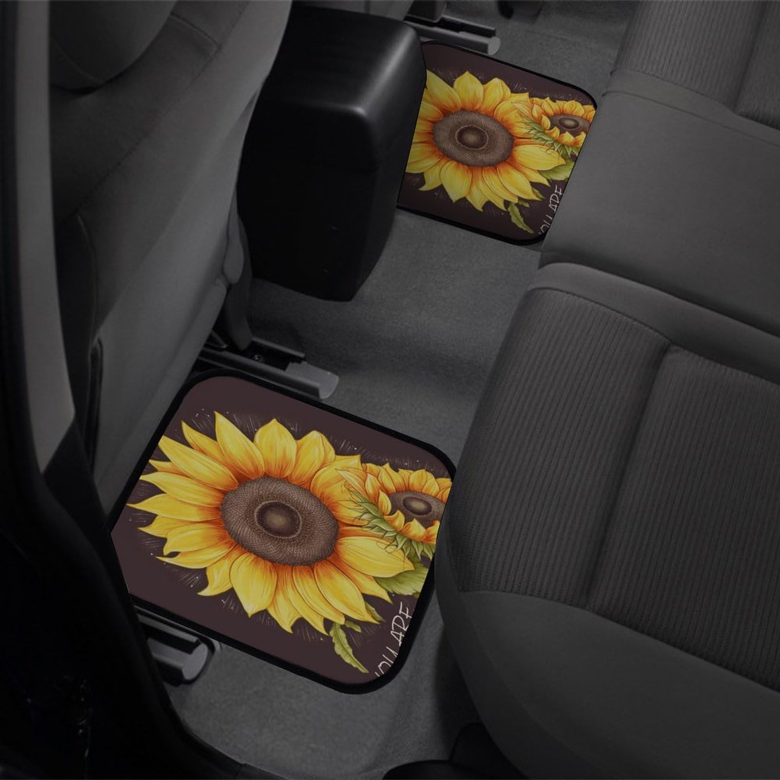 Set di 4 tappetini per auto, resistenti, antiscivolo, facili da pulire, adatti per la maggior parte delle auto, per tutte le stagioni, universali, adatti per SUV, berline e camion