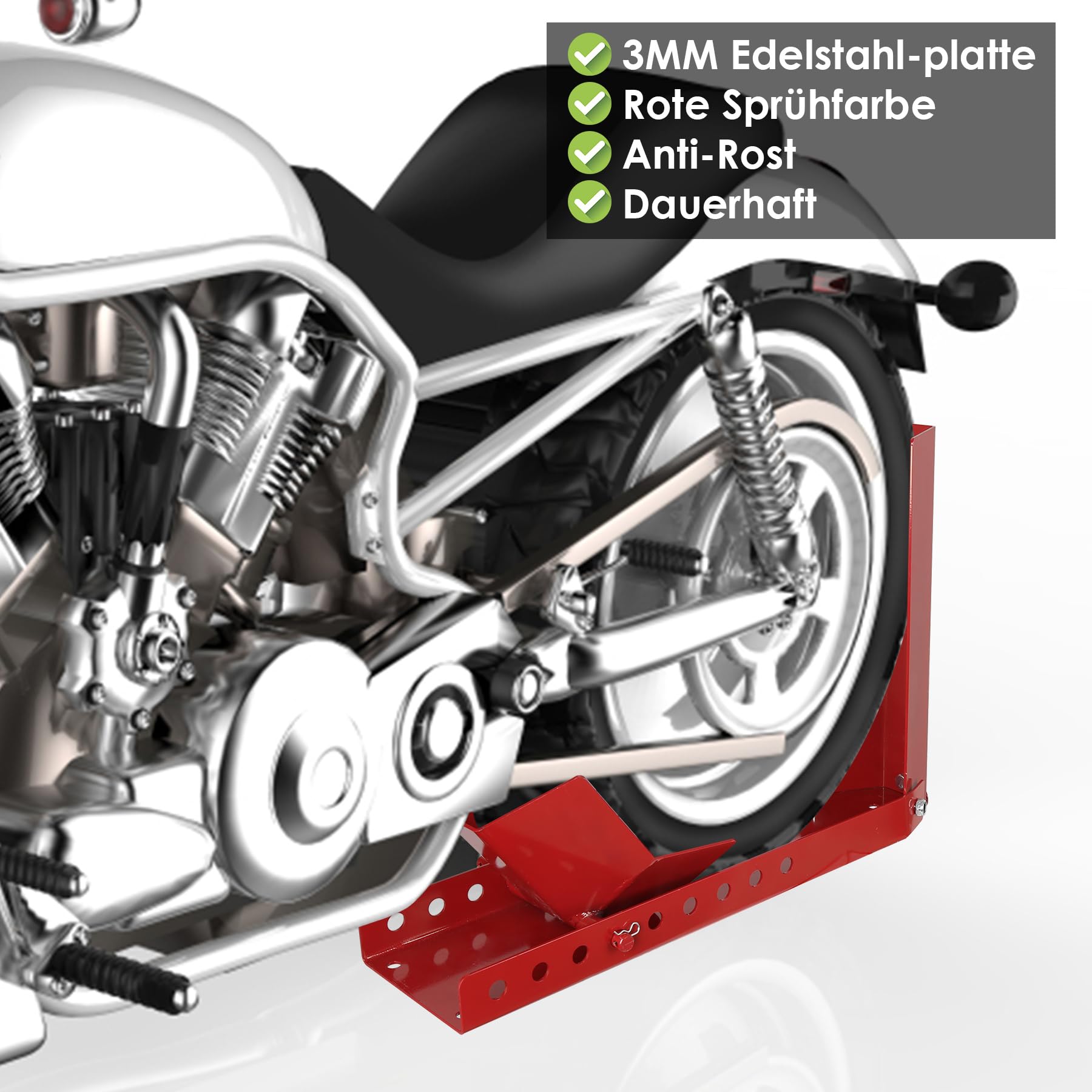 Huśtawka motocyklowa, 2 sztuki zacisków przedniego koła