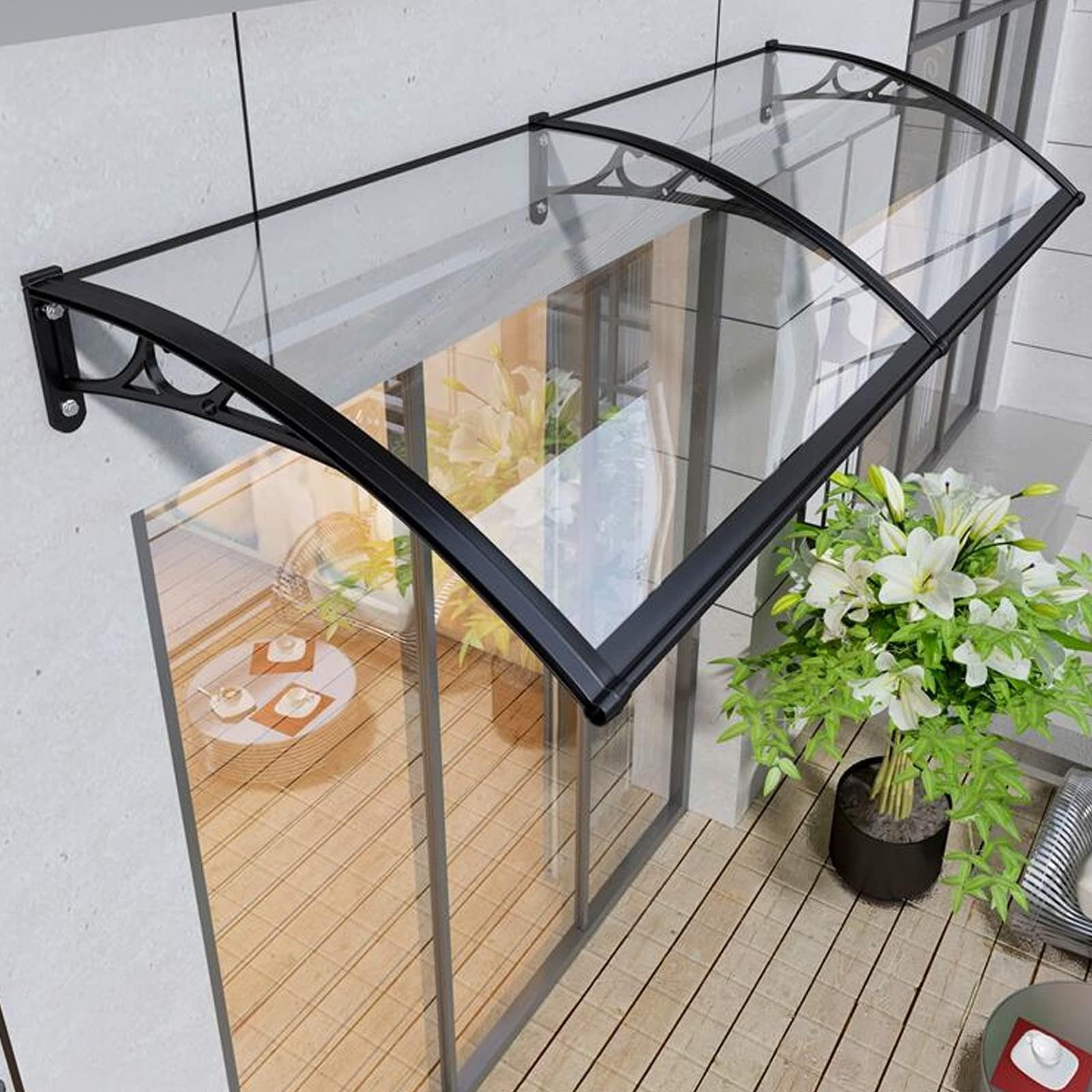 Toldo para ventana con filtro UV total y resistencia contra la nieve