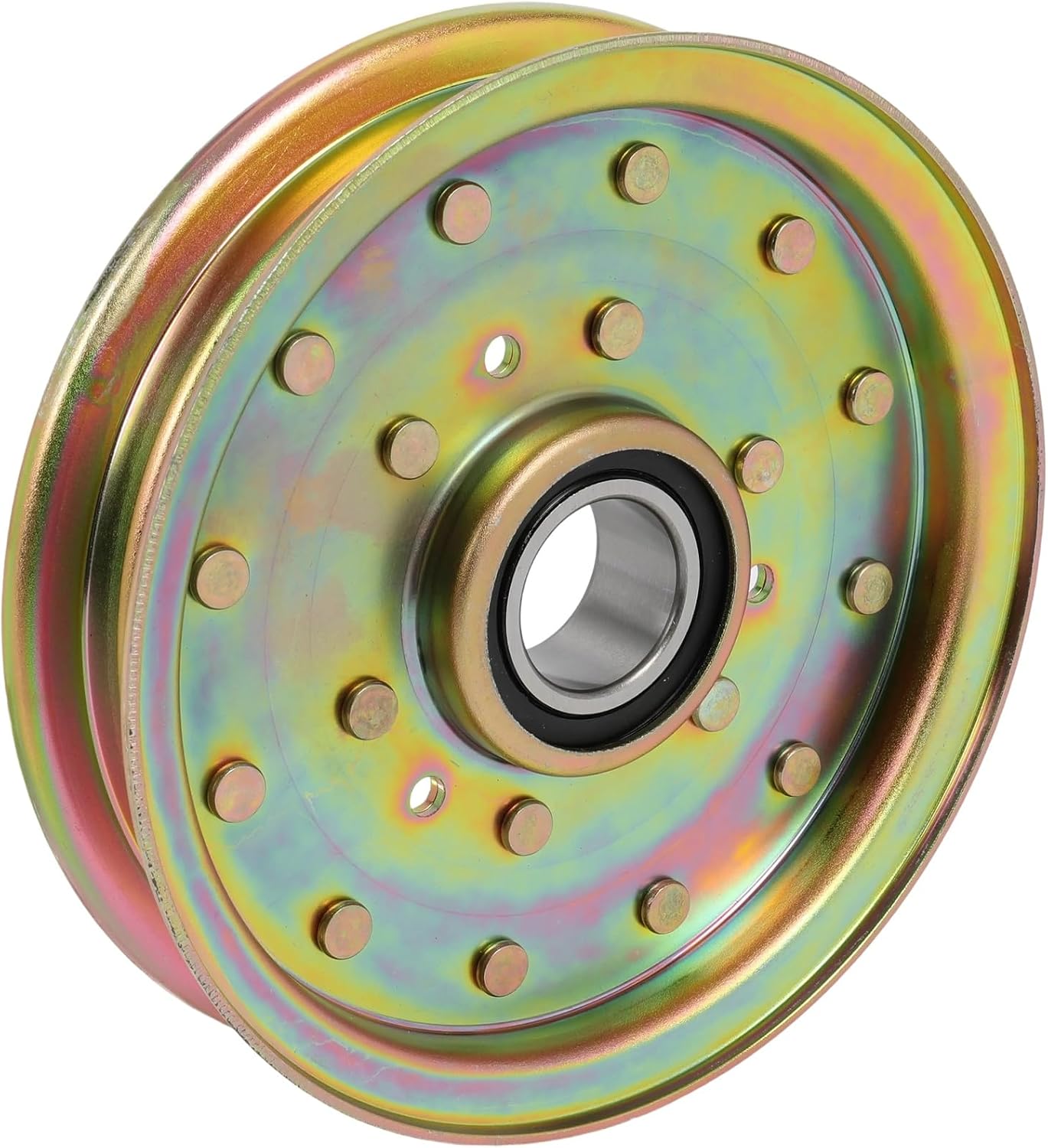 OCPTY Lawn Mower Spindle Pulley Fits for Wright 71460098 Pulley Flat Idler Wide 6" Mower V-Belt Pulley