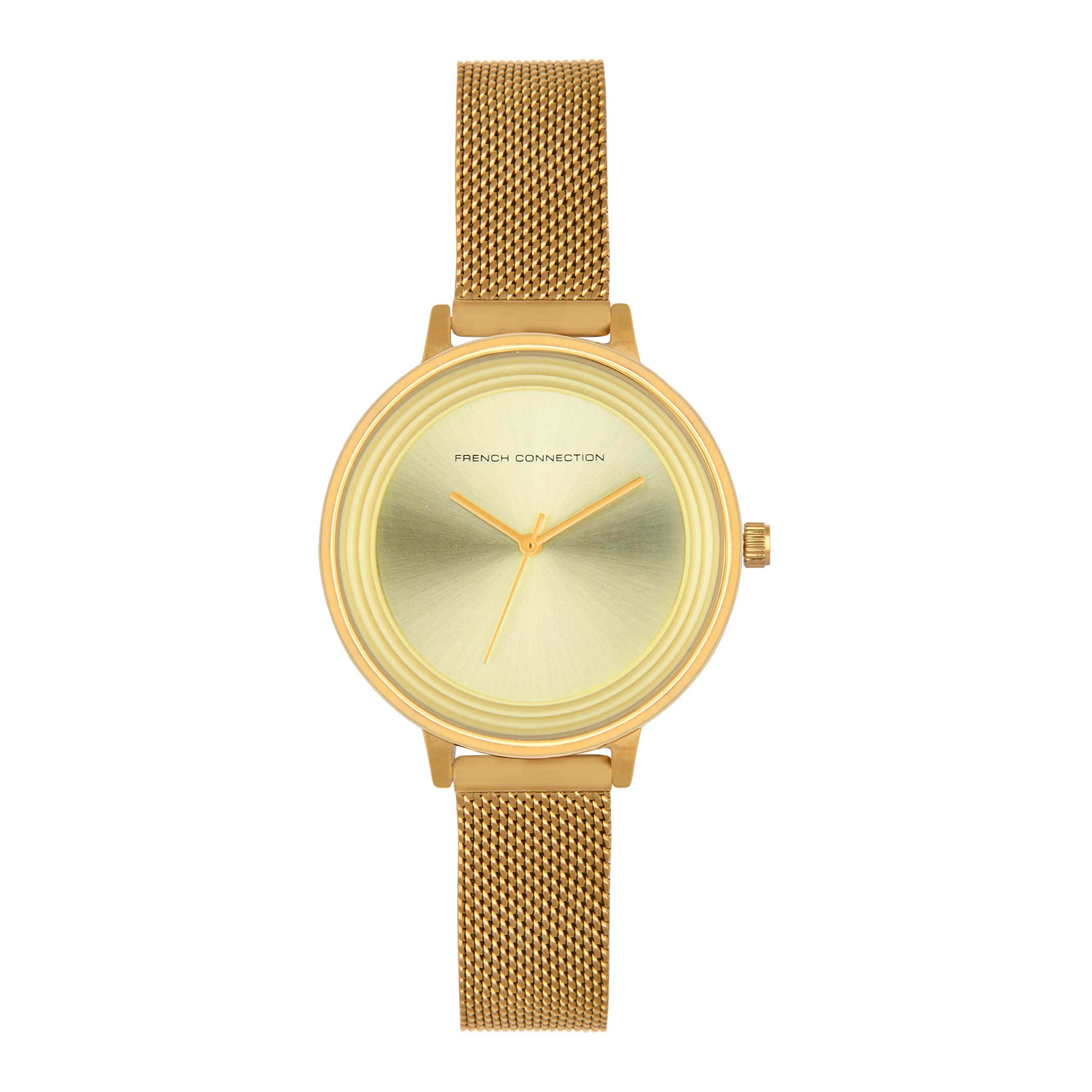 French Connection Stainless Steel Analog Gold Dial Womens Watch-Fcn0001L (B094MSNNJ8) Amazon Price History, Amazon Price Tracker