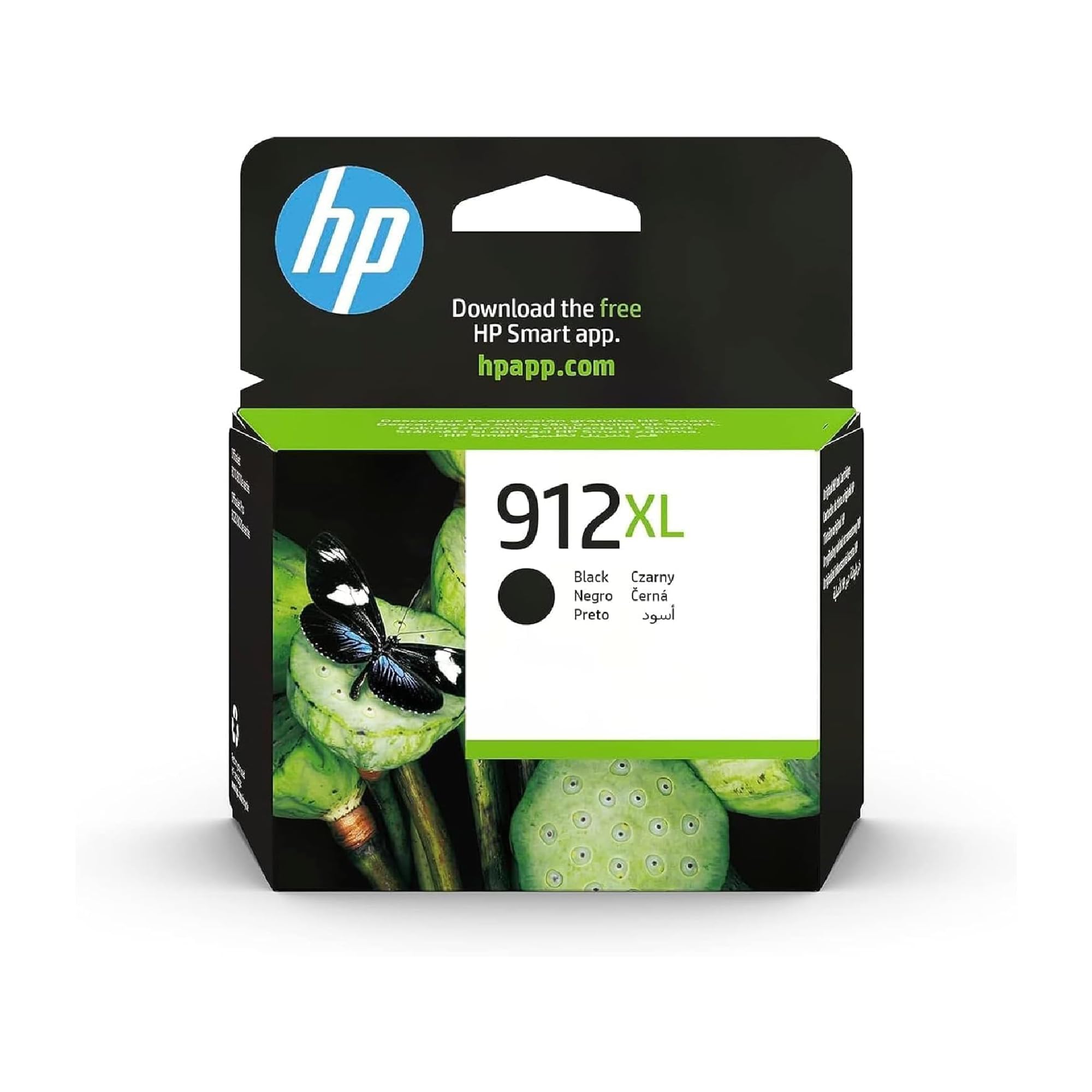 HP 912XL 3YL84AE, Negro, Cartucho de Tinta de Alta Capacidad Original, Compatible con impresoras de inyección de Tinta OfficeJet Pro Series 8010; 8020