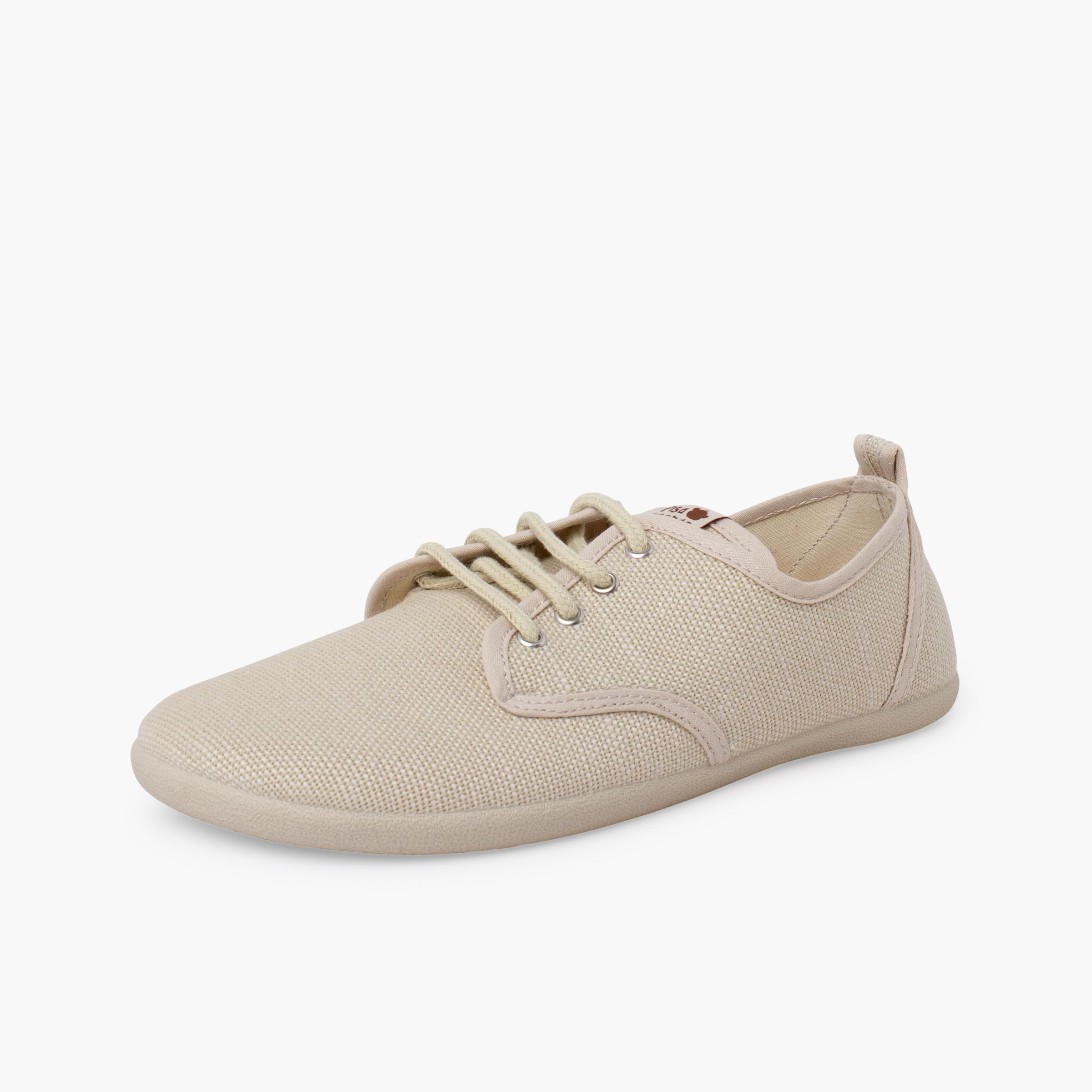 Pisamonas Blucher Barefoot Lino Cordones Tallas Altas