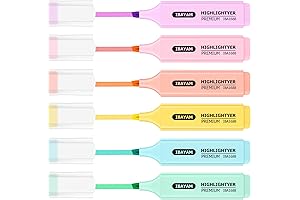 Aesthetic Highlighters: Cute Pastel Highlighters for School, College or Journalling