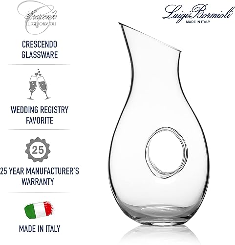 Miniatura 6 de Luigi Bormioli Crescendo - Jarra de 48 onzas, cristal SON-hyx, fabricada en Italia.