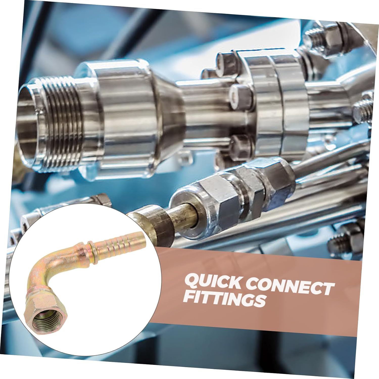 DOITOOL Hose Replacement Adapter for Automotive Oil Lines Small Fuel Line Connector with Quick Connect Design for Reliable and Versatile Use Complex Conditions High Pressure Fitting