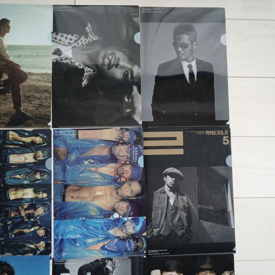 Amazon.co.jp: EXILE クリアファイル 14 枚 ＋2点 月刊EXILE : 文房具