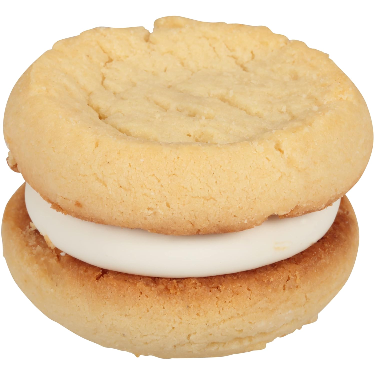 Our Specialty Crème Brulee Sweet Middles Sandwich Cookies - Made in a Peanut and Nut Free Facility, Pack of 12 Sandwich Cookies