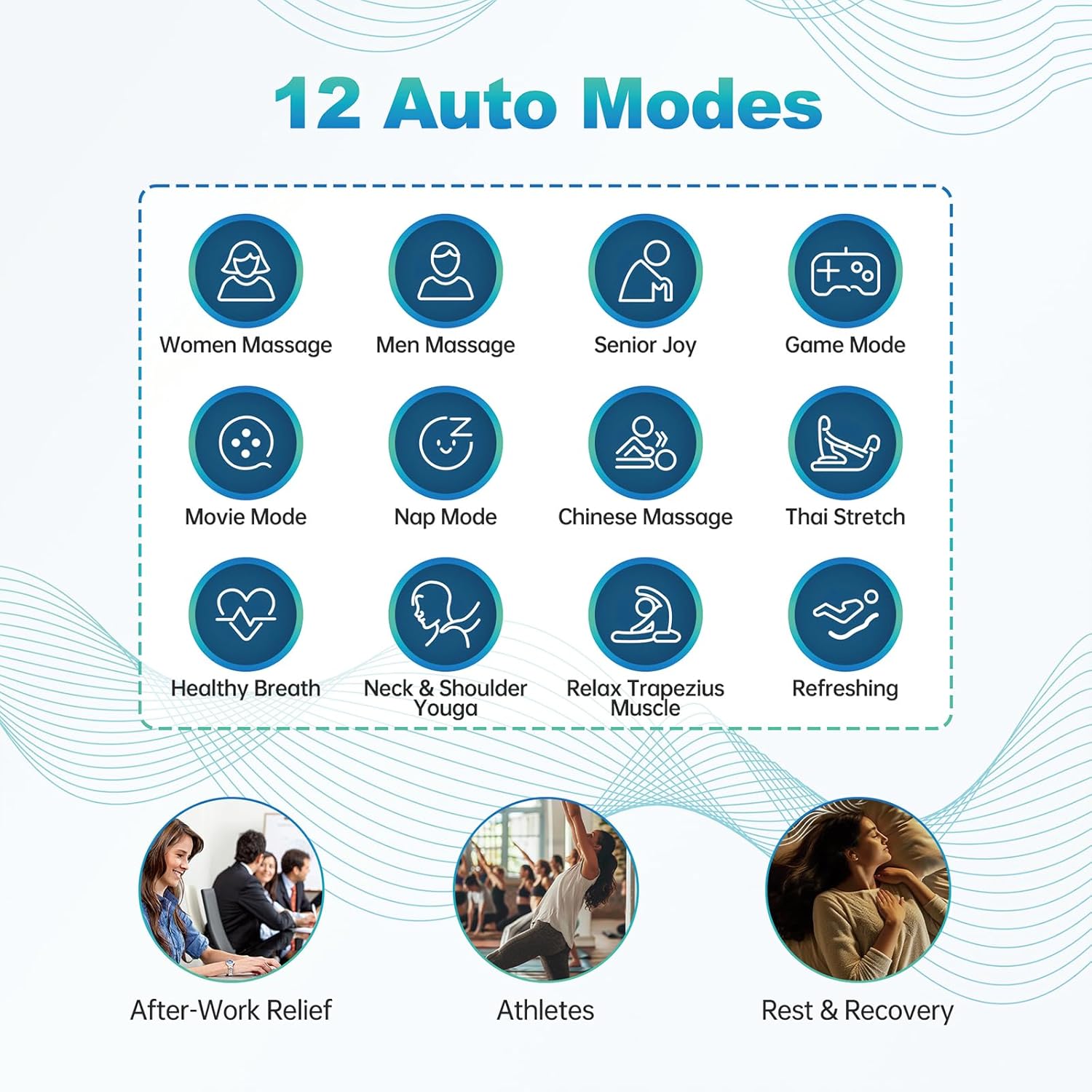 Massage Chair Full Body Shiatsu Recliner with Airbag Massage, LCD Touch Screen, Lower Back and Calf Heating, Customizable Features and Zero Gravity Modes (Black)