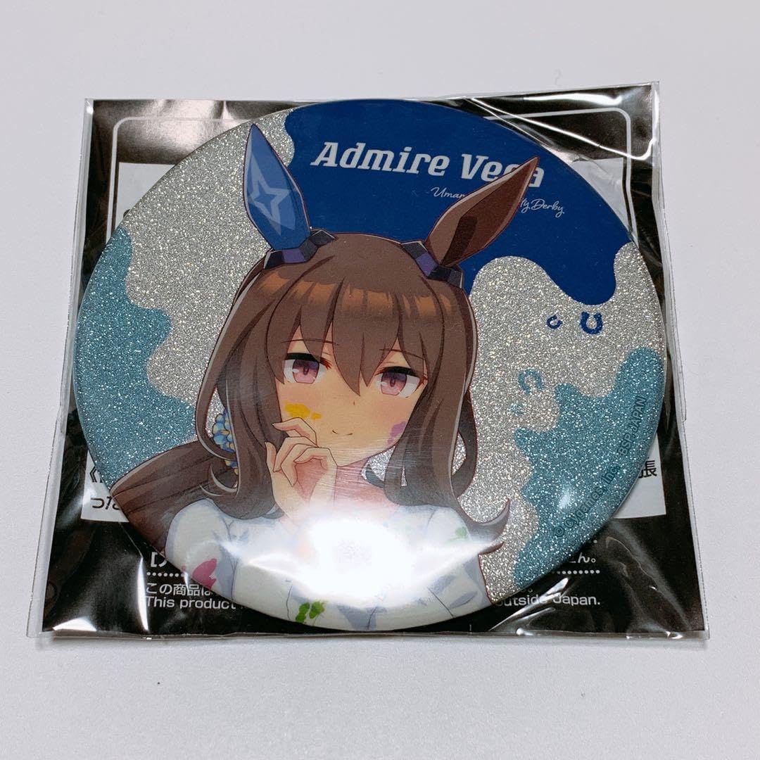Amazon.co.jp: ウマ娘 アドマイヤベガ 缶バッジ グリッター namco