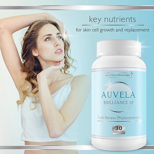 Miniatura 5 de Auvela Brilliance SF - Youth Renew Phytoceramides - Hidrata tu piel - Promueve una apariencia más juvenil y suavidad - Ayuda a prevenir la aparición