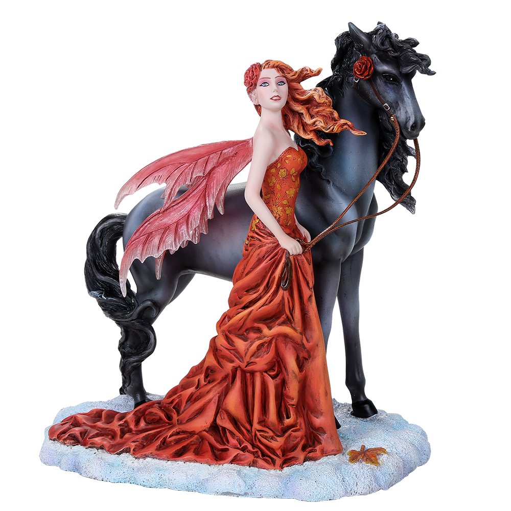 Figurine de collection Nene Thomas Echoes of Autumn, statuette fée fantasy 25 cm