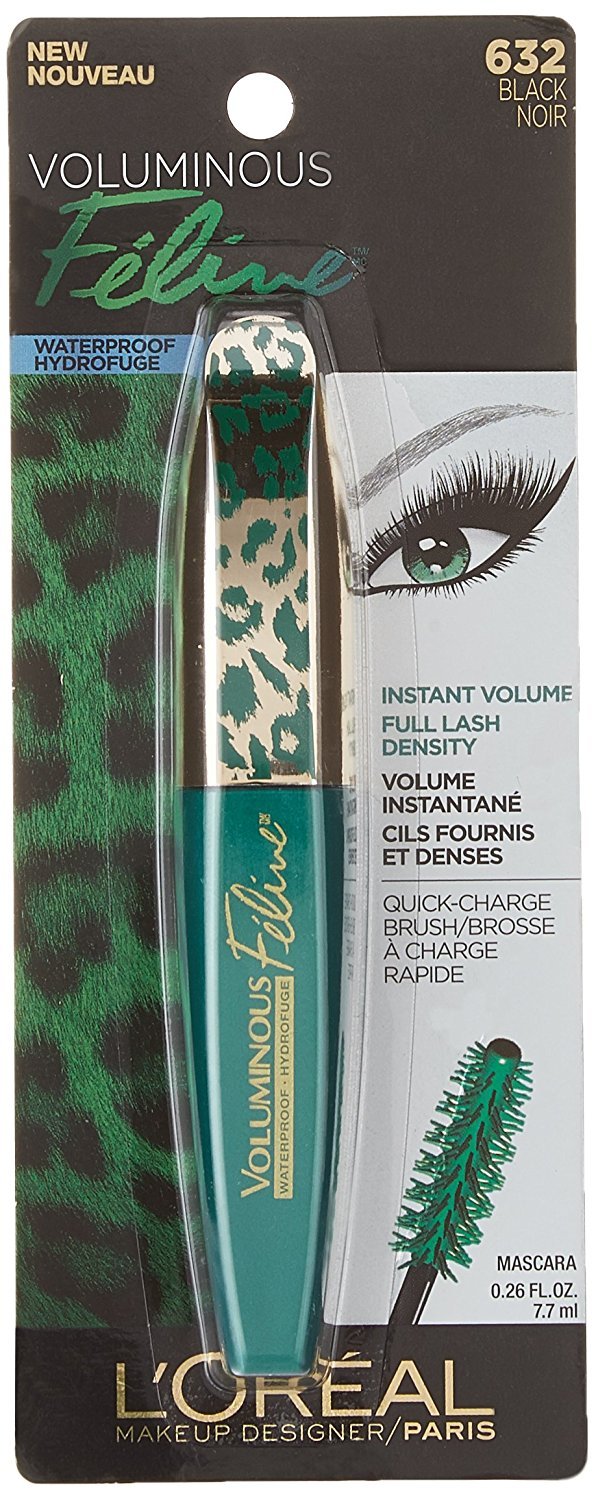 L'Oréal Paris Voluminous Feline Waterproof Mascara, Black, 0.26 fl. oz.