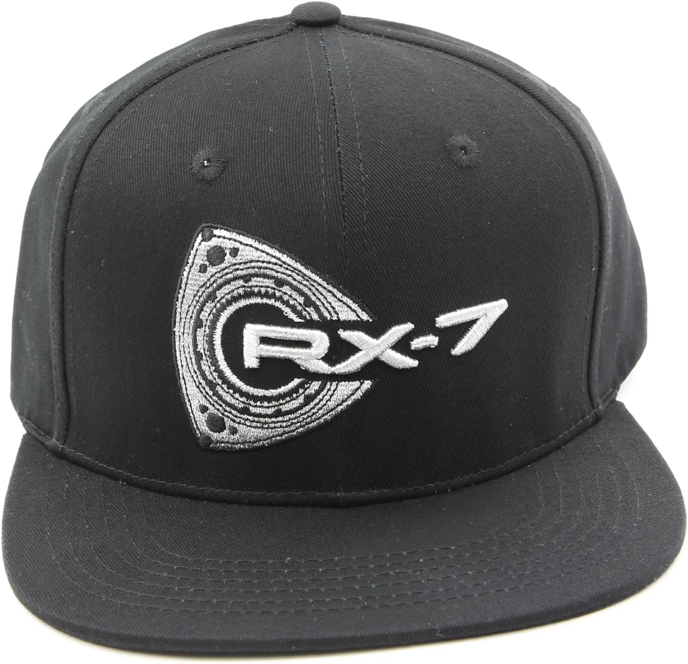 Rotary13B1 RX-7 Baseball Cap - Black Flat Brim