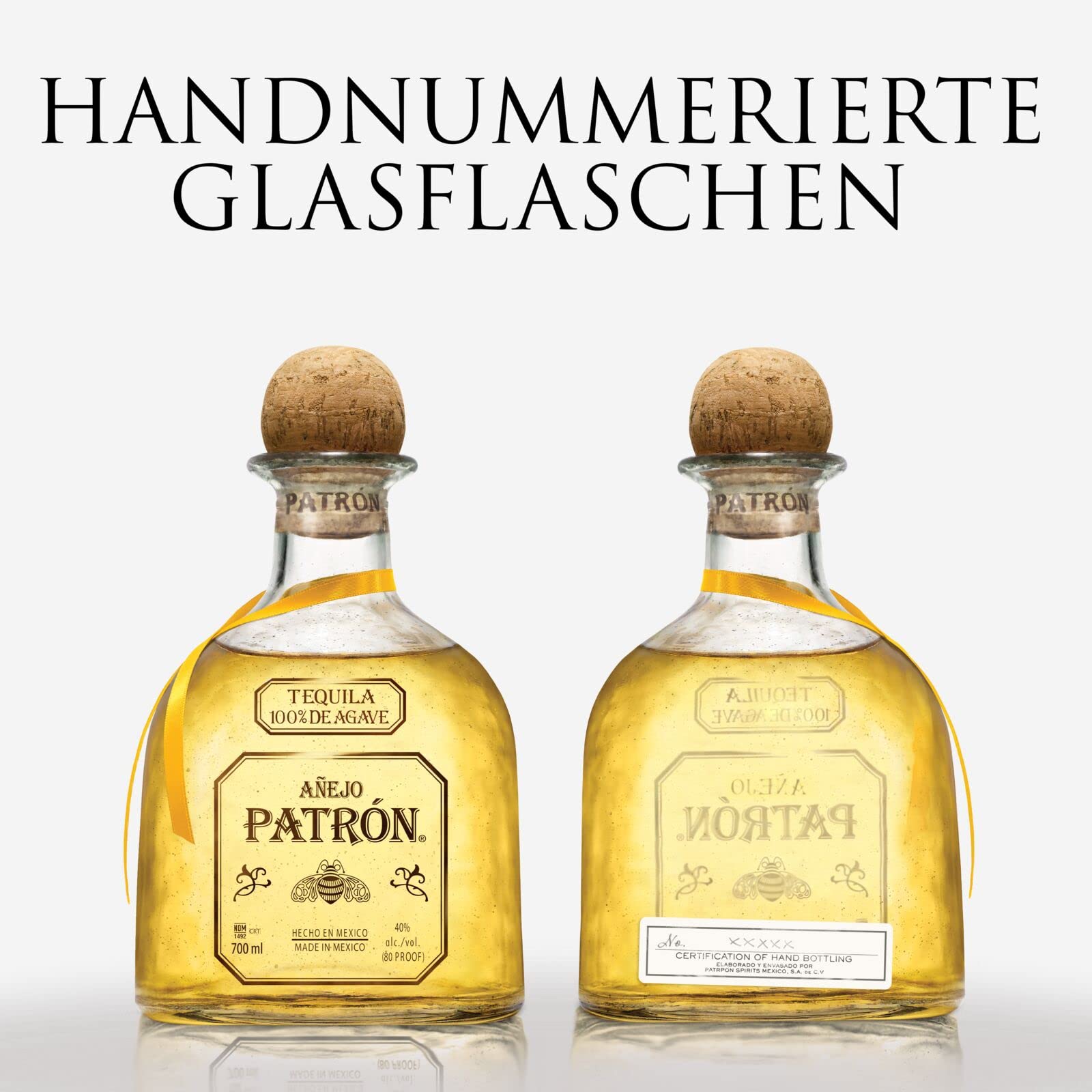 PATRÓN Añejo Premium Tequila 40% 70 cl 700 ml