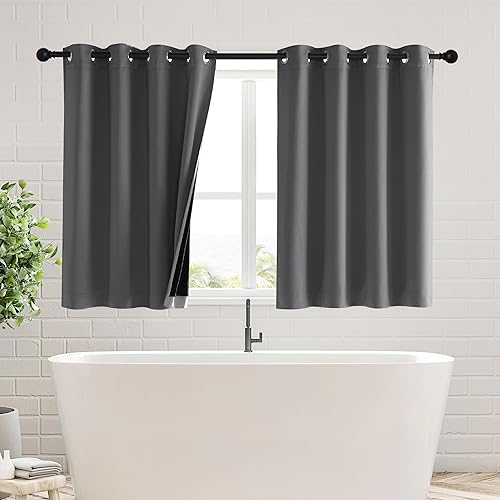 Miniatura 20 de Pony Dance - Cortinas 100% de opacidad, cortinas gruesas de doble capa con bloqueo de luz, cortinas térmicas aisladas que reducen el ruido para