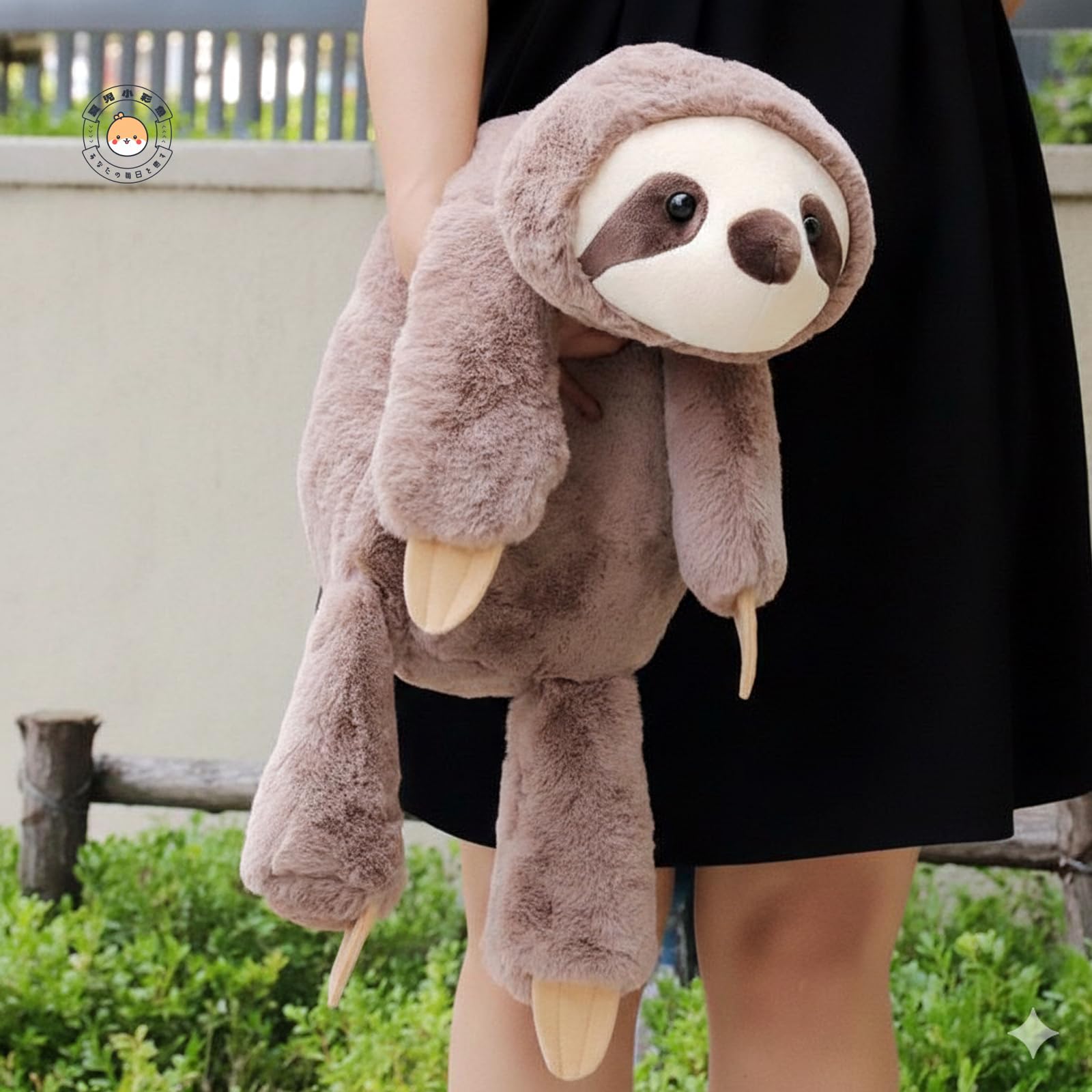 ふわふわプレゼント ナマケモノ 抱き枕 大きい ナマケモノ 抱き枕 ぬいぐるみ 特大 ふわふわ もちもち かわいい リアル 動物 抱きつき 柔らかい 添い寝枕 だきまくら ギフト 70cm おもちゃ