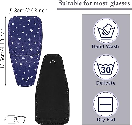 Miniatura 3 de 10 parches de ojos para adultos, bonito parche de tela para ojos, ojos izquierdos o derechos, 10 estilos mixtos