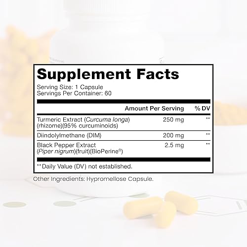 Miniatura 2 de Pure Therapro Rx DIM 3+ | 60 cápsulas veganas - Suministro de 2 meses | DIM, curcumina y bioperina, apoya el metabolismo saludable del estrógeno en