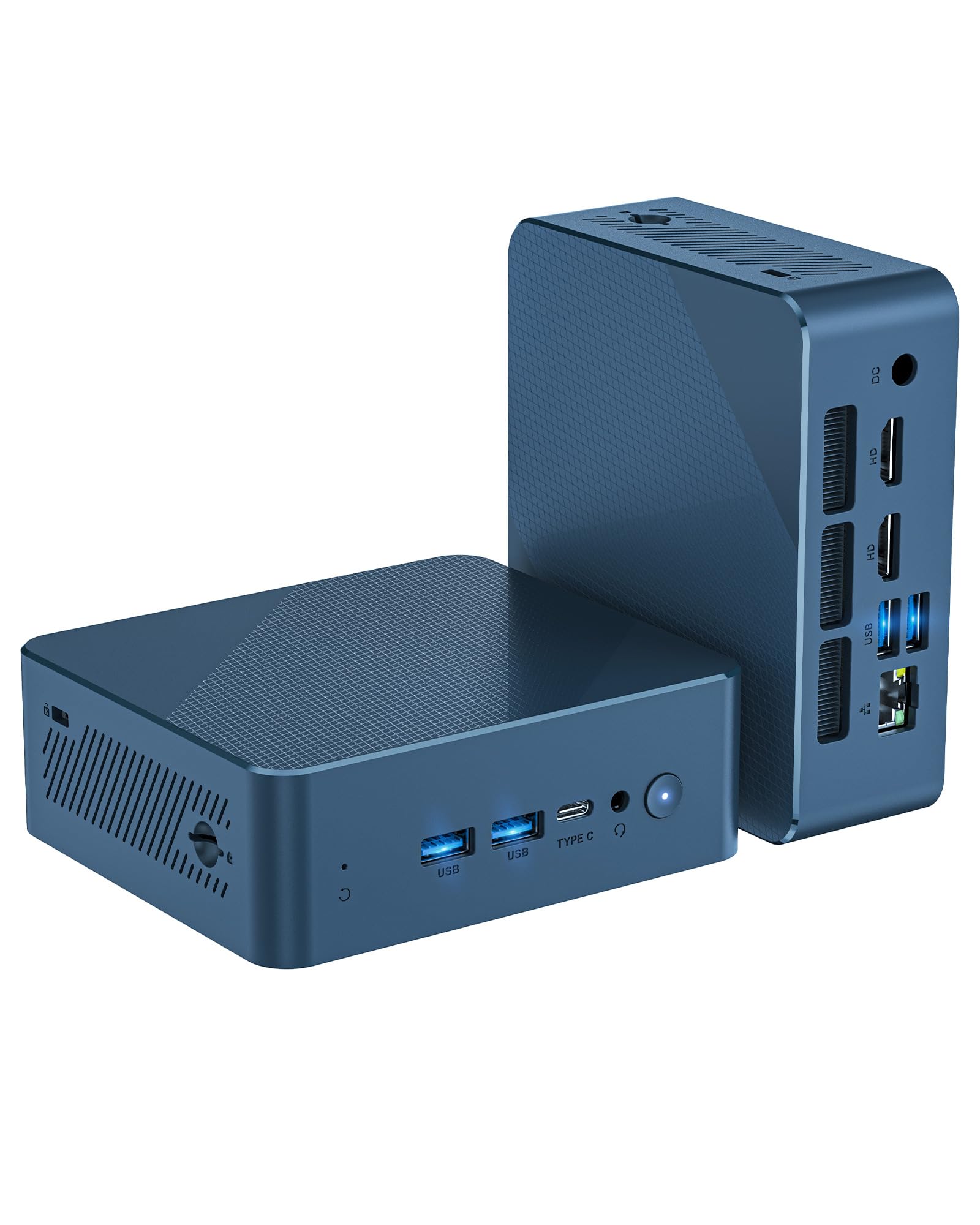 Getorli Mini PC Ryzen 5 3501U, 16GB DDR4 512GB SSD Mini Computers, Triple Display WiFi6 BT5.3-image-6