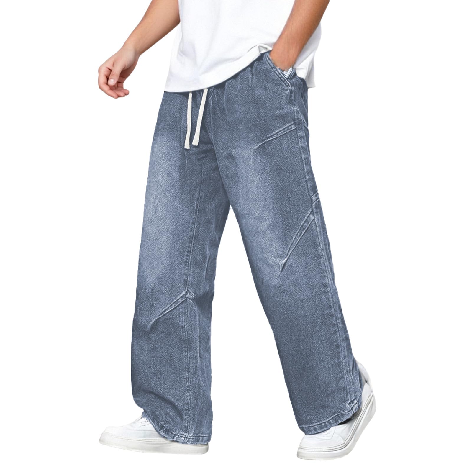 Jean stretch décontracté pour homme au design classique et durable - 4